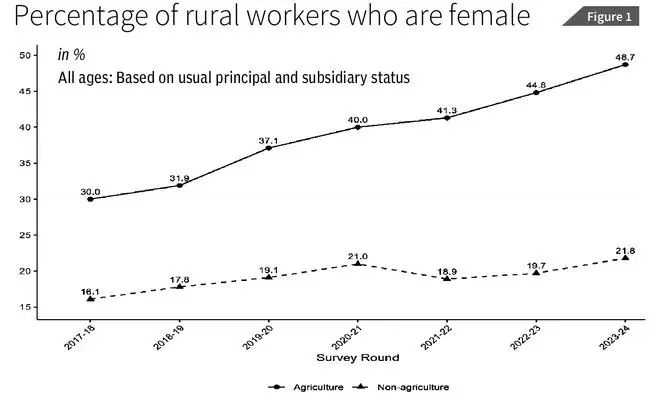 Labour force participation of teen girls and elderly women in rural India is increasing