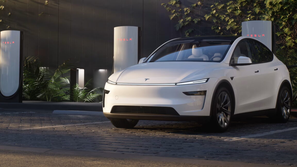 Tesla’s Model Y crossover finally gets a facelift—just in China for now