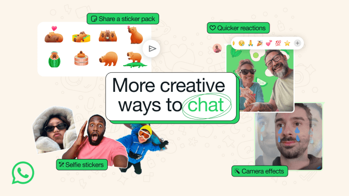 WhatsApp is adding a way to turn selfies into stickers