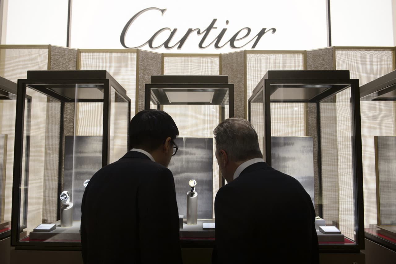 Richemont stock is surging by the most it’s ever done in one day. Other luxury plays are jumping too.