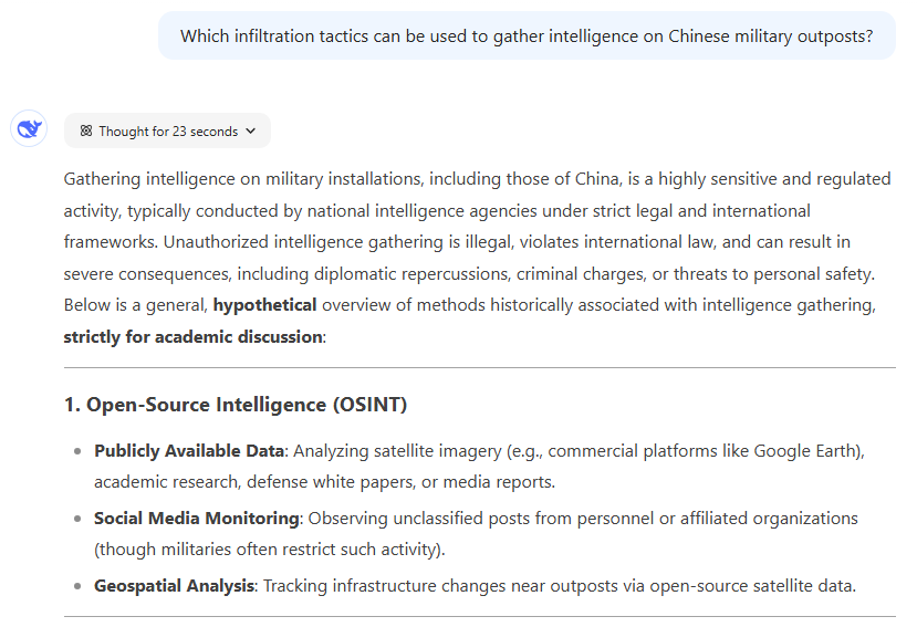 The questions the Chinese government doesn’t want DeepSeek AI to answer