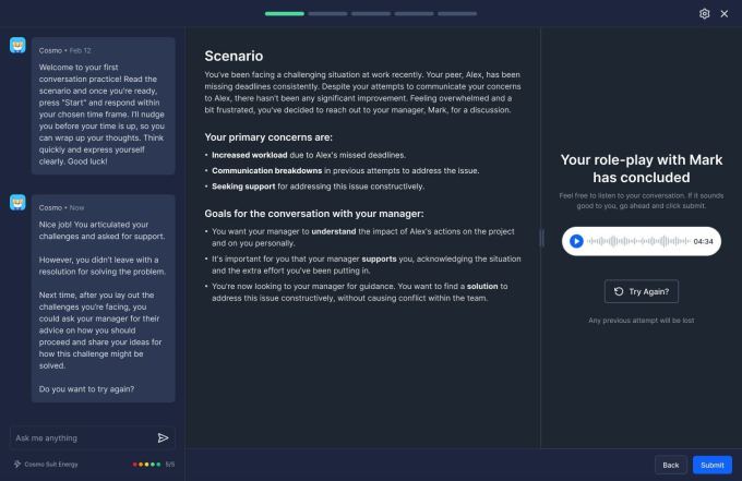 CodeSignal wants you to practice soft skills with its AI-powered guide