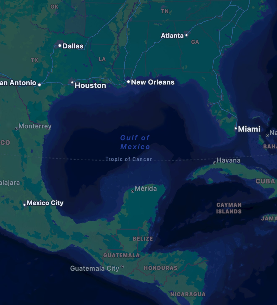 Here’s How All Online Maps Are Handling the ‘Gulf of Mexico’ Name Change