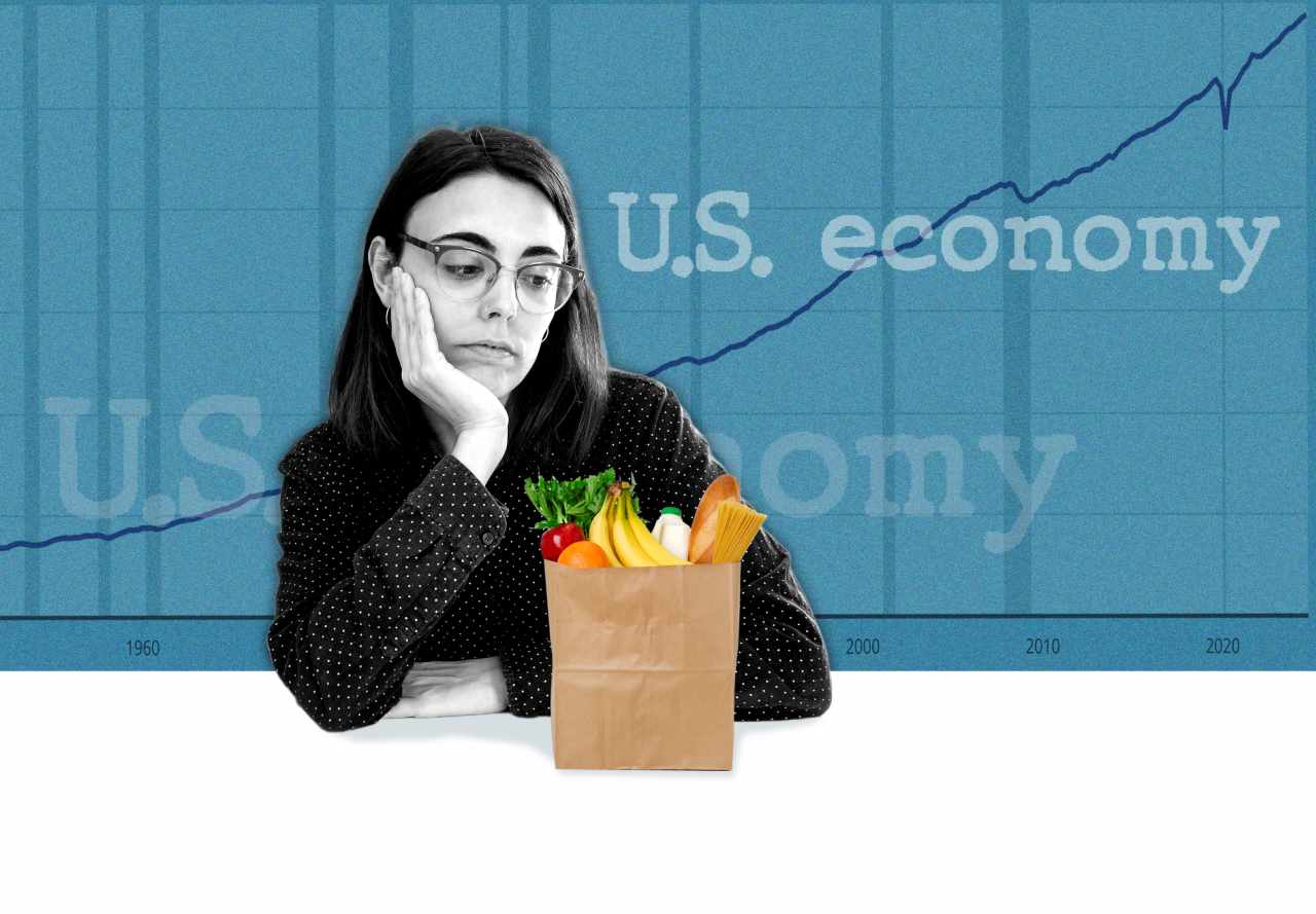 Feeling left behind in a growing economy, middle-income people are cutting back