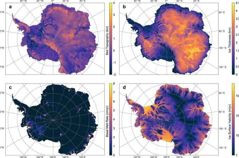 Model of Antarctica’s water enhances sea level forecasts by interpreting subglacial hydrology for whole continent